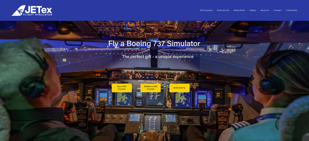 JETex Flight Simulator — jetex.co.nz